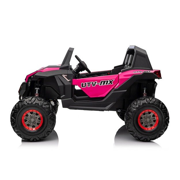 Dvivietis elektromobilis 4x4 bagis SuperStar Buggy, rožinis