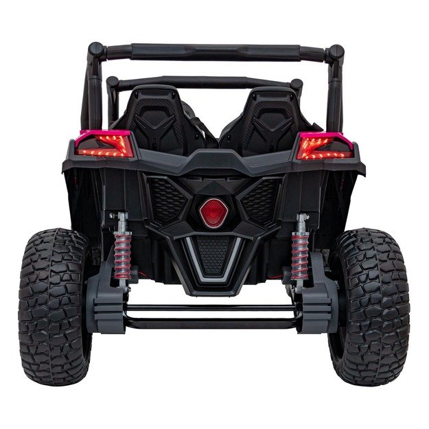 Dvivietis elektromobilis 4x4 bagis SuperStar Buggy, rožinis
