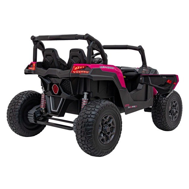 Dvivietis elektromobilis 4x4 bagis SuperStar Buggy, rožinis
