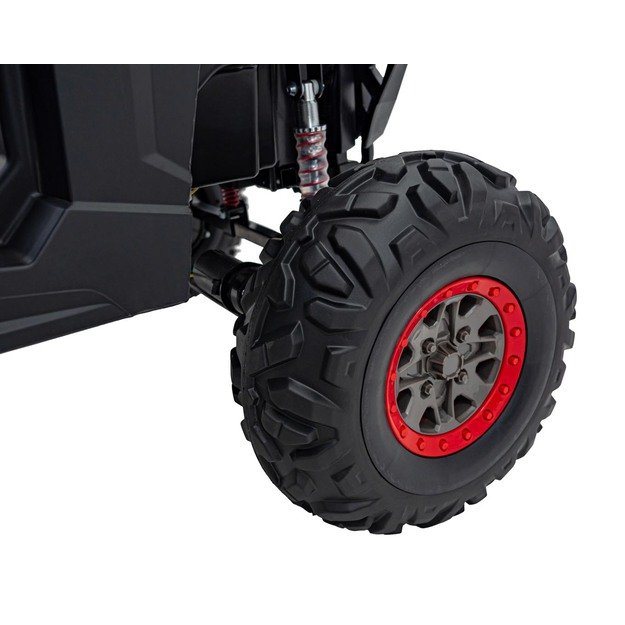 Dvivietis elektromobilis 4x4 bagis SuperStar Buggy, rožinis