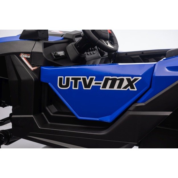 Dvivietis elektrinis bagis vaikams UTV-MX 2000N, mėlynas
