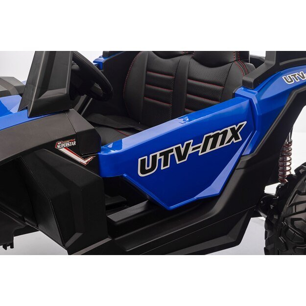 Dvivietis elektrinis bagis vaikams UTV-MX 2000N, mėlynas
