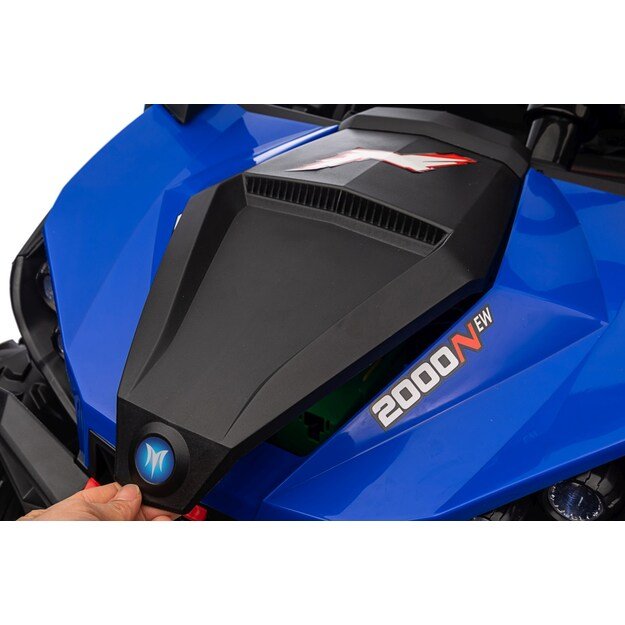 Dvivietis elektrinis bagis vaikams UTV-MX 2000N, mėlynas