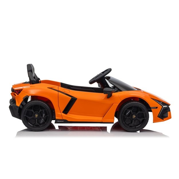 Vienvietis elektromobilis vaikams Lamborghini Revuelto, oranžinis