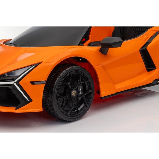 Vienvietis elektromobilis vaikams Lamborghini Revuelto, oranžinis