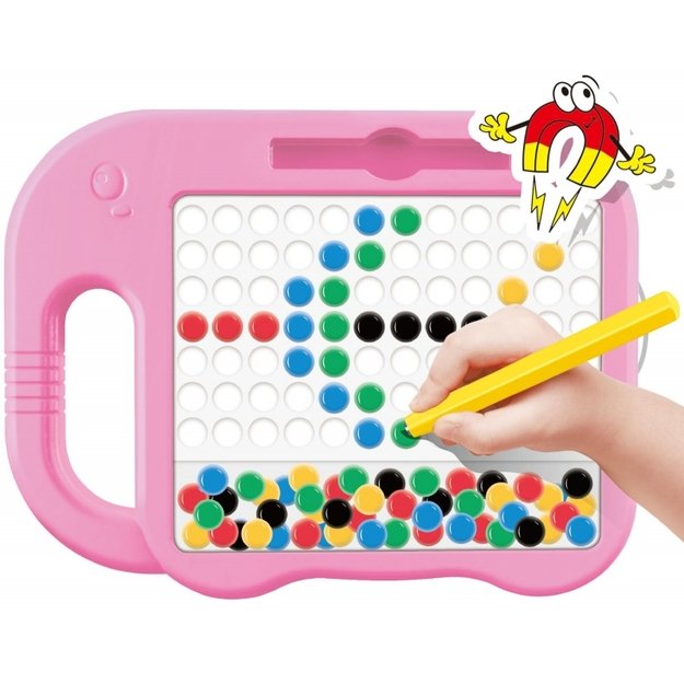 Montessori magnetinė lenta MagPad, WOOPIE, drambliukas, rožinis