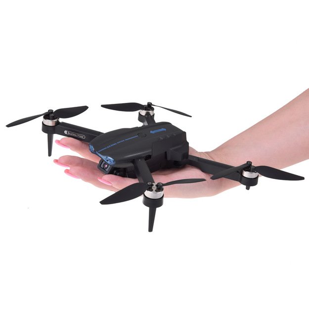 Nuotoliniu būdu valdomas dronas su dėklu ir kamera, juodas 24