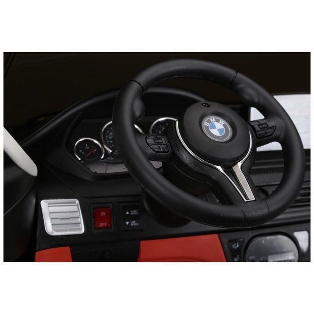 Dvivietis elektromobilis vaikams BMW X6M, juodas 20