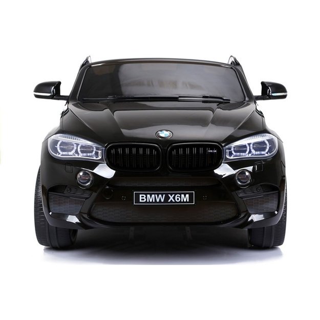 Dvivietis elektromobilis vaikams BMW X6M, juodas 17