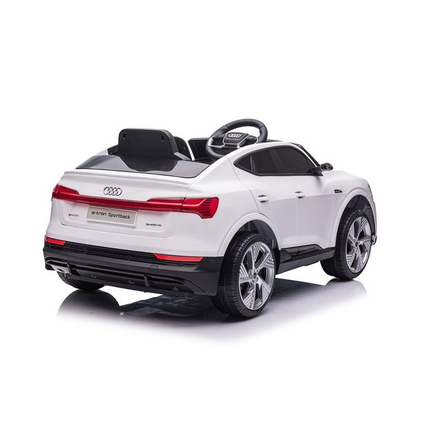 Vienvietis elektromobilis vaikams AUDI E- Tron QLS-6688, baltas