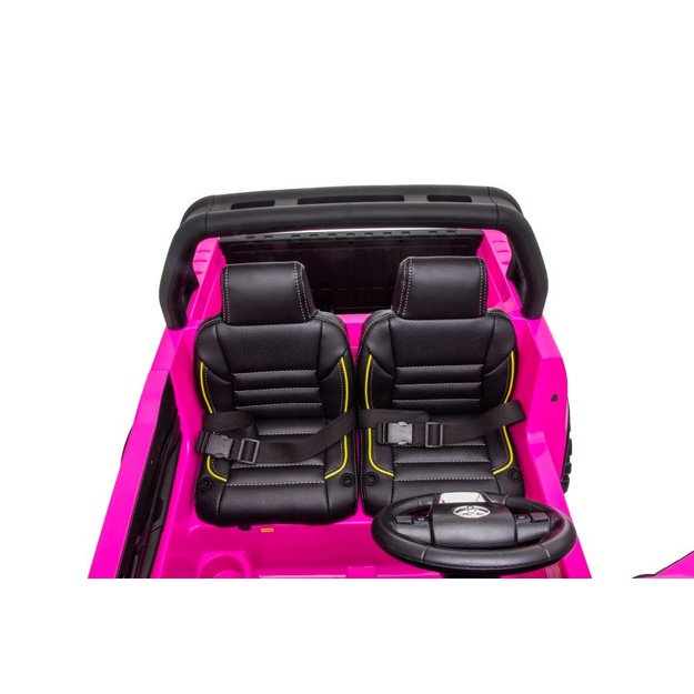Vaikiškas elektromobilis Toyota Hilux, rožinis 38