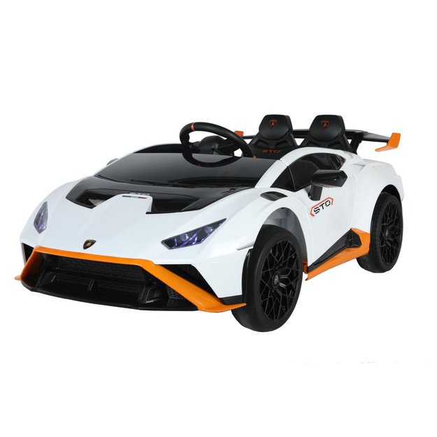 Vienvietis elektromobilis Lamborghini STO DRIFT, baltas