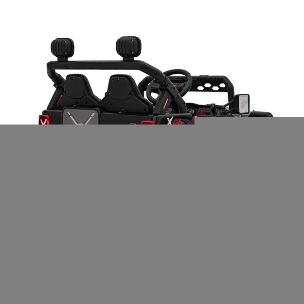 Vienvietis elektrinis džipas vaikams OFF ROAD, juodas