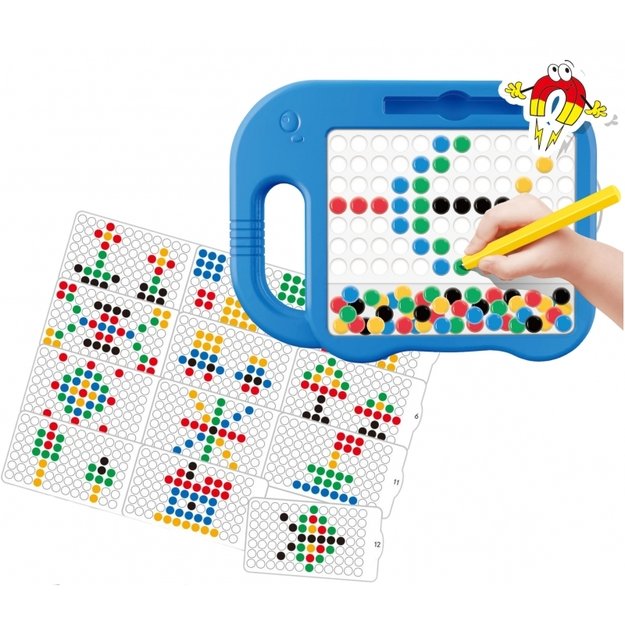 Montessori magnetinė lenta MagPad, WOOPIE, drambliukas, mėlynas