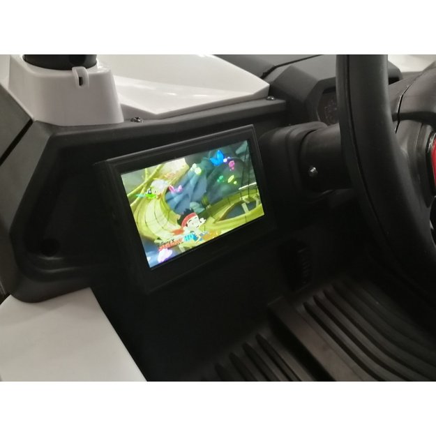 Dvivietis elektromobilis 4x4 bagis SuperStar Buggy, mėlynas