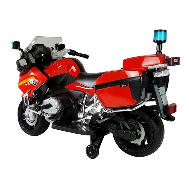 Elektrinis motociklas vaikams BMW R1200 Policija, raudonas