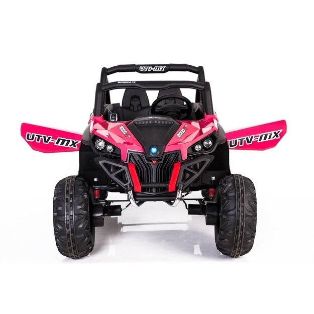 Dvivietis elektromobilis vaikams bagis UTV-MX 4x4 XMX, rožinis