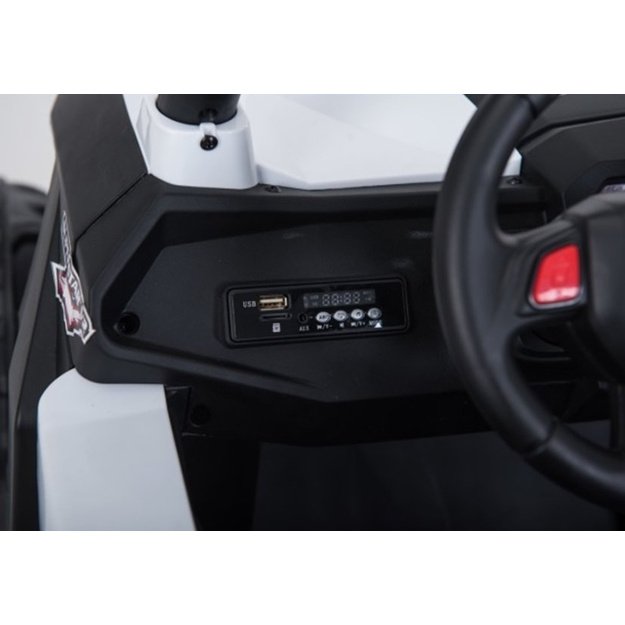 Dvivietis elektromobilis vaikams bagis UTV-MX 4x4 XMX, rožinis