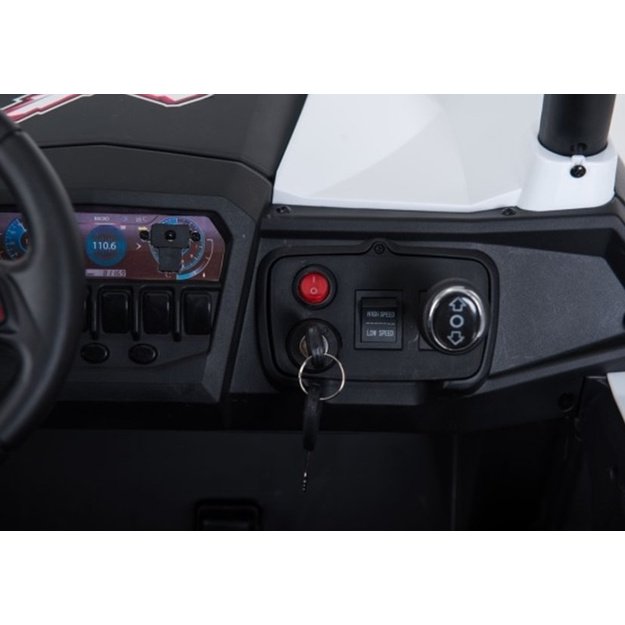 Dvivietis elektromobilis vaikams bagis UTV-MX 4x4 XMX, rožinis