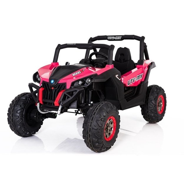 Dvivietis elektromobilis vaikams bagis UTV-MX 4x4 XMX, rožinis