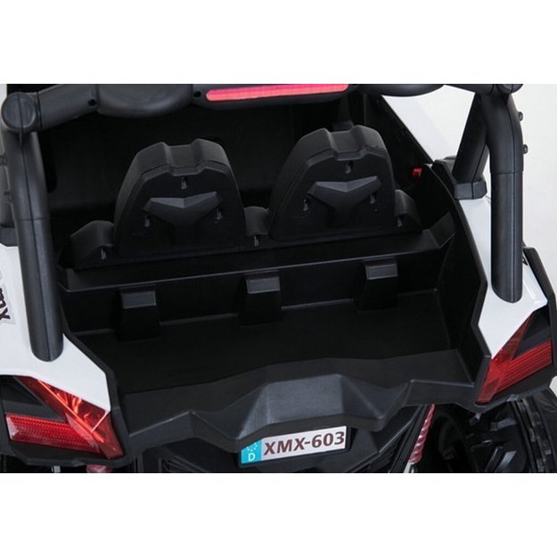 Dvivietis elektromobilis vaikams bagis UTV-MX 4x4 XMX, rožinis