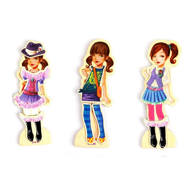 Magnetinė medinė dėlionė, 4 modeliai 9