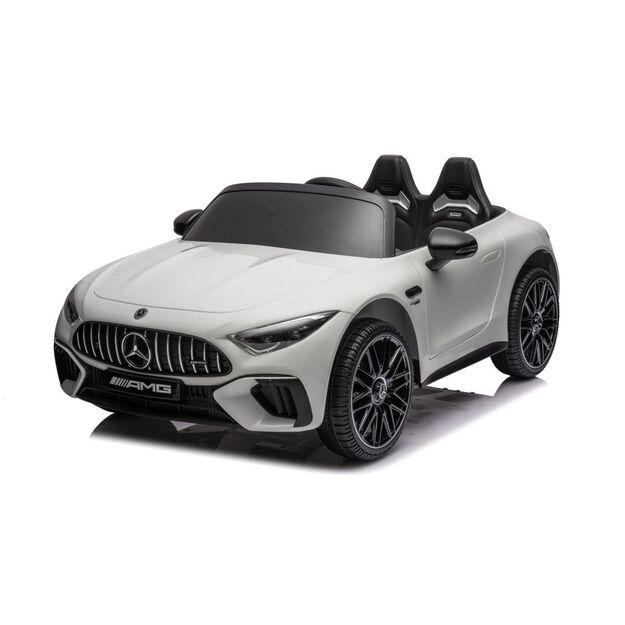 Dvivietis elektromobilis vaikams Mercedes AMG SL63, baltas