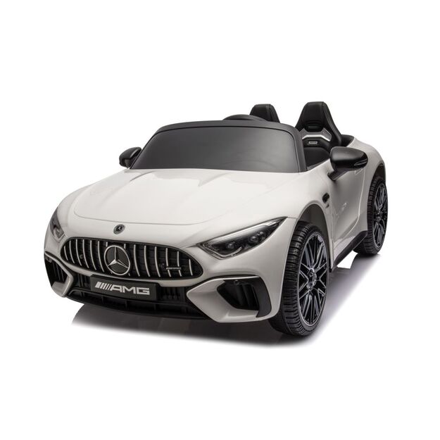 Dvivietis elektromobilis vaikams Mercedes AMG SL63, baltas