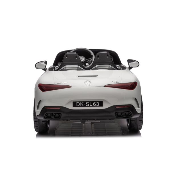 Dvivietis elektromobilis vaikams Mercedes AMG SL63, baltas