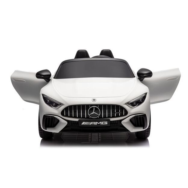 Dvivietis elektromobilis vaikams Mercedes AMG SL63, baltas