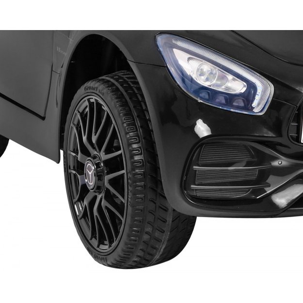 Vienvietis elektromobilis vaikams Mercedes Benz GT, juodas