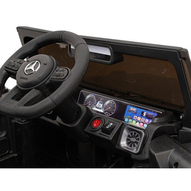 Vienvietis elektrinis džipas vaikams Mercedes AMG G63, juodas