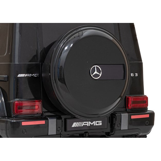 Vienvietis elektrinis džipas vaikams Mercedes AMG G63, juodas