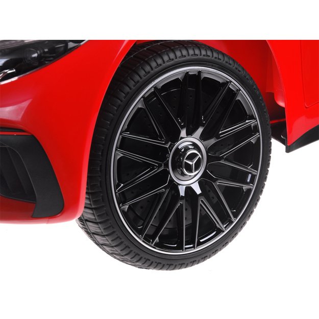 Dvivietis elektromobilis vaikams Mercedes SL 63 AMG, raudonas