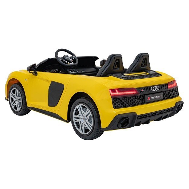 Dvivietis elektromobilis vaikams Audi Spyder R8 LIFT STRONG, geltonas
