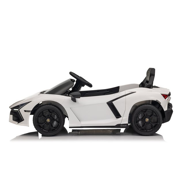 Vienvietis elektromobilis vaikams Lamborghini Revuelto, baltas
