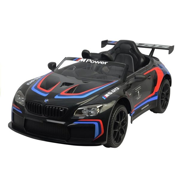 Vienvietis vaikiškas elektromobilis BMW M6 GT3 Juodas