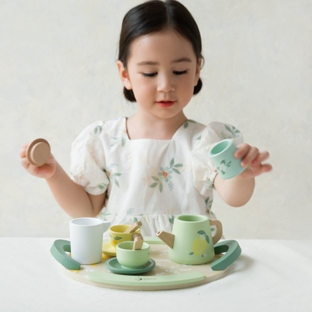 Medinis arbatos rinkinys, žalias, CLASSIC WORLD