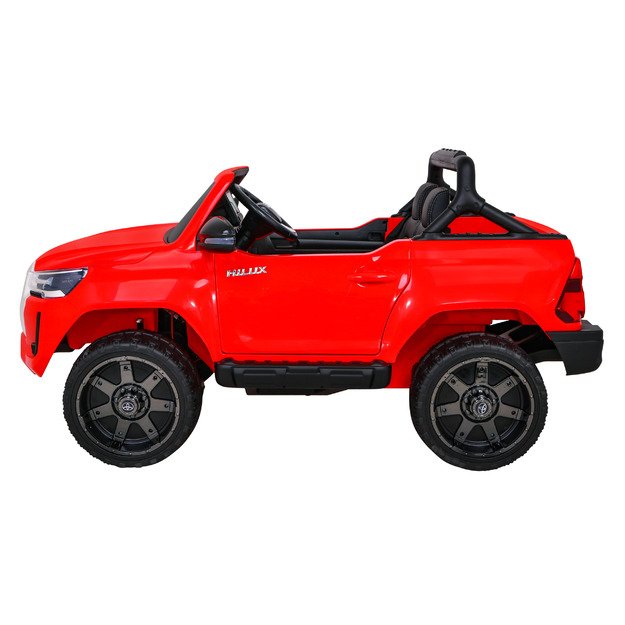 Dvivietis elektromobilis vaikams Toyota Hilux, raudonas