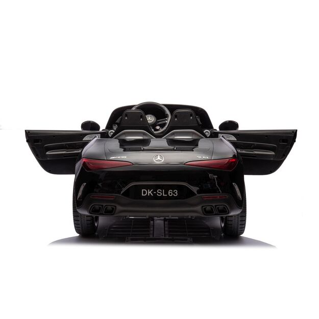 Dvivietis elektromobilis vaikams Mercedes AMG SL63, juodas