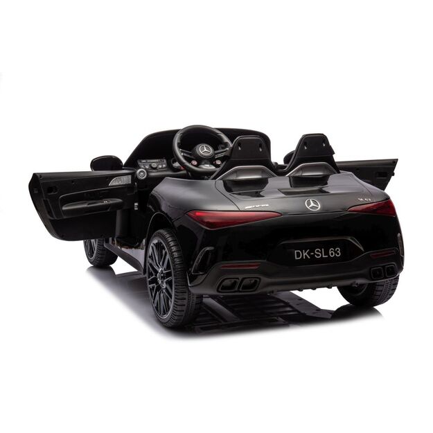 Dvivietis elektromobilis vaikams Mercedes AMG SL63, juodas