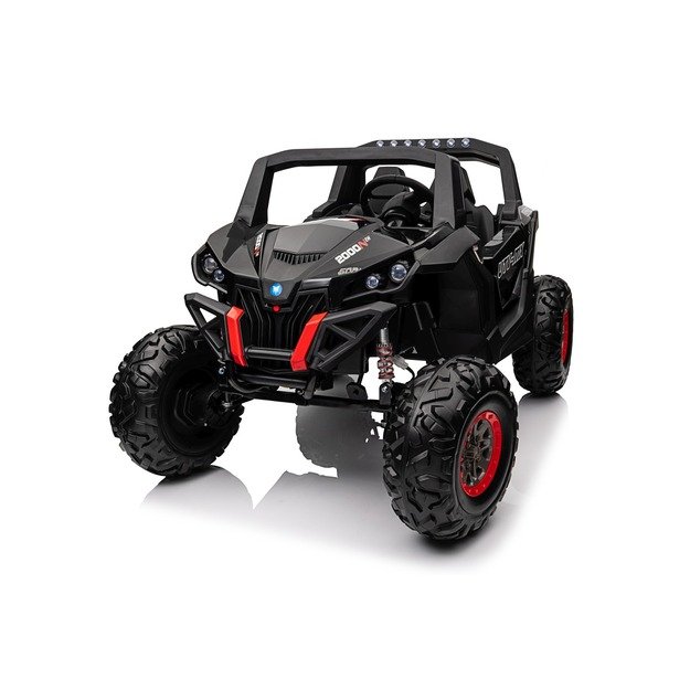 Dvivietis elektrinis bagis vaikams UTV-MX 2000N, juodas