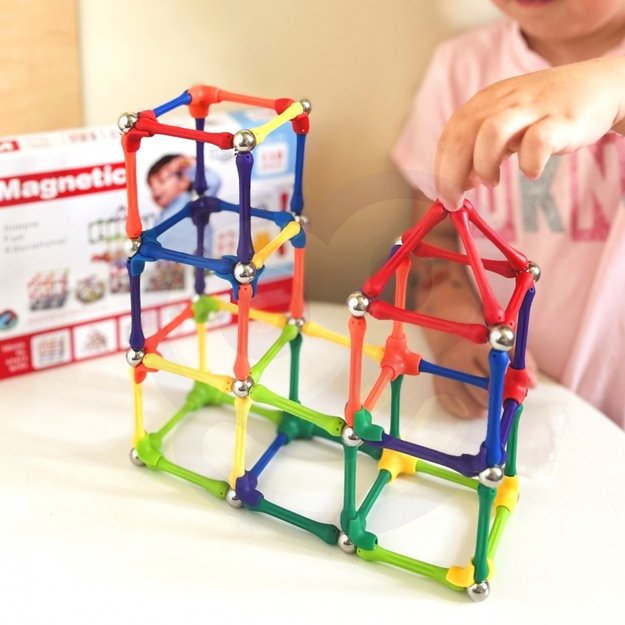 Magnetinių konstruktorių rinkinys 8 vnt, WOOPIE 20