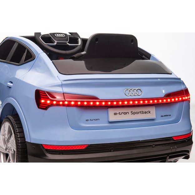 Vienvietis elektromobilis vaikams AUDI E- Tron QLS-6688, mėlynas