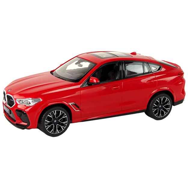 Nuotoliniu būdu automobilis Bmw X6 M 1:14, raudonas