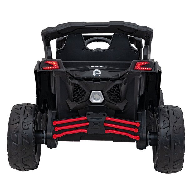 Vienvietis elektrinis bagis vaikams Maverick CAN-AM, raudonas