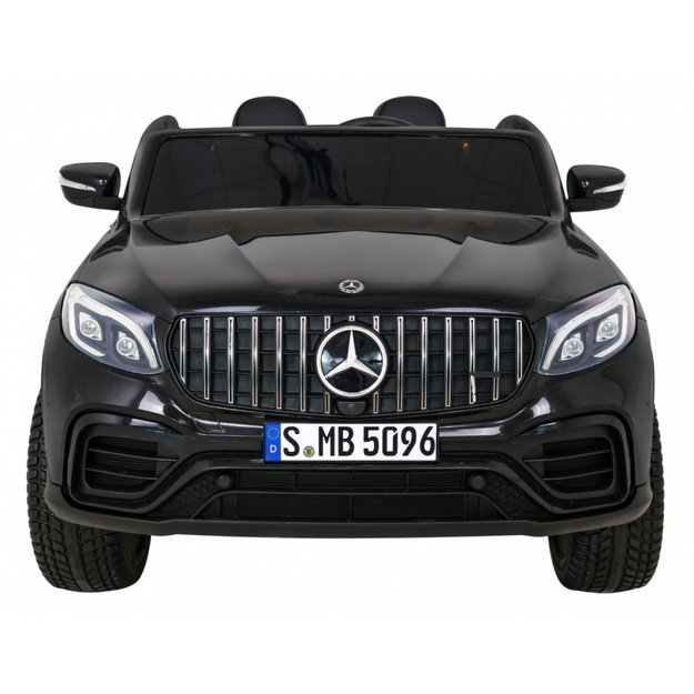 Dvivietis elektromobilis Mercedes GLC 63S 4x4, juodas