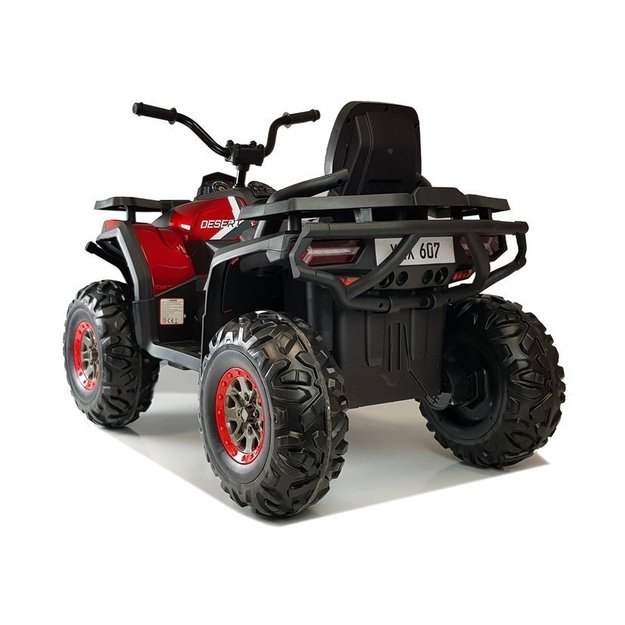 Elektrinis keturratis vaikams 4x4 XMX607, raudonas lakuotas