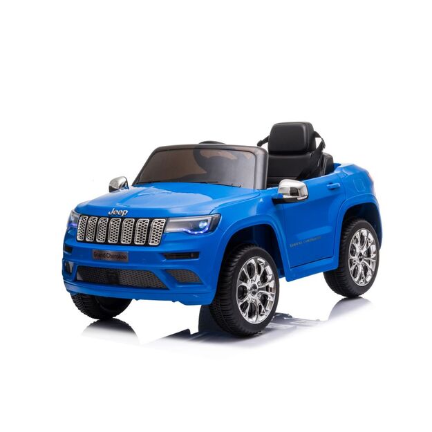 Vienvietis elektromobilis vaikams Jeep Grand Cherokee JJ2055, mėlynas