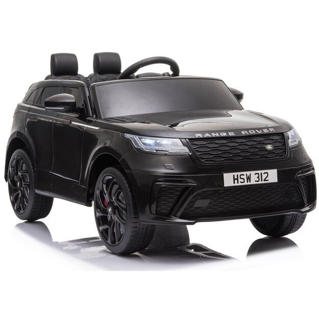 Vienvietis vaikiškas elektromobilis Range Rover juodas lakuotas